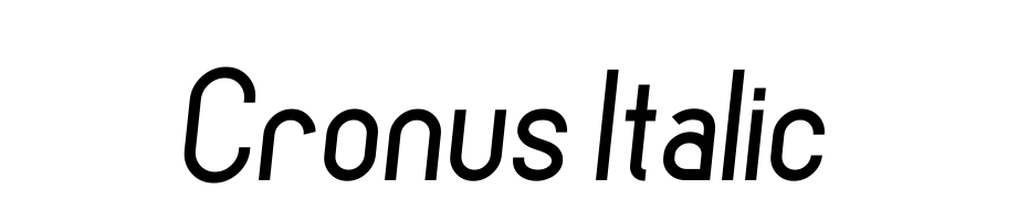 Cronus Italic Font Download Free